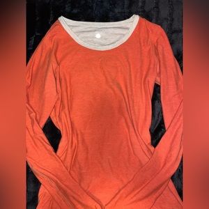 Reversible Lululemon long sleeve tee size 8